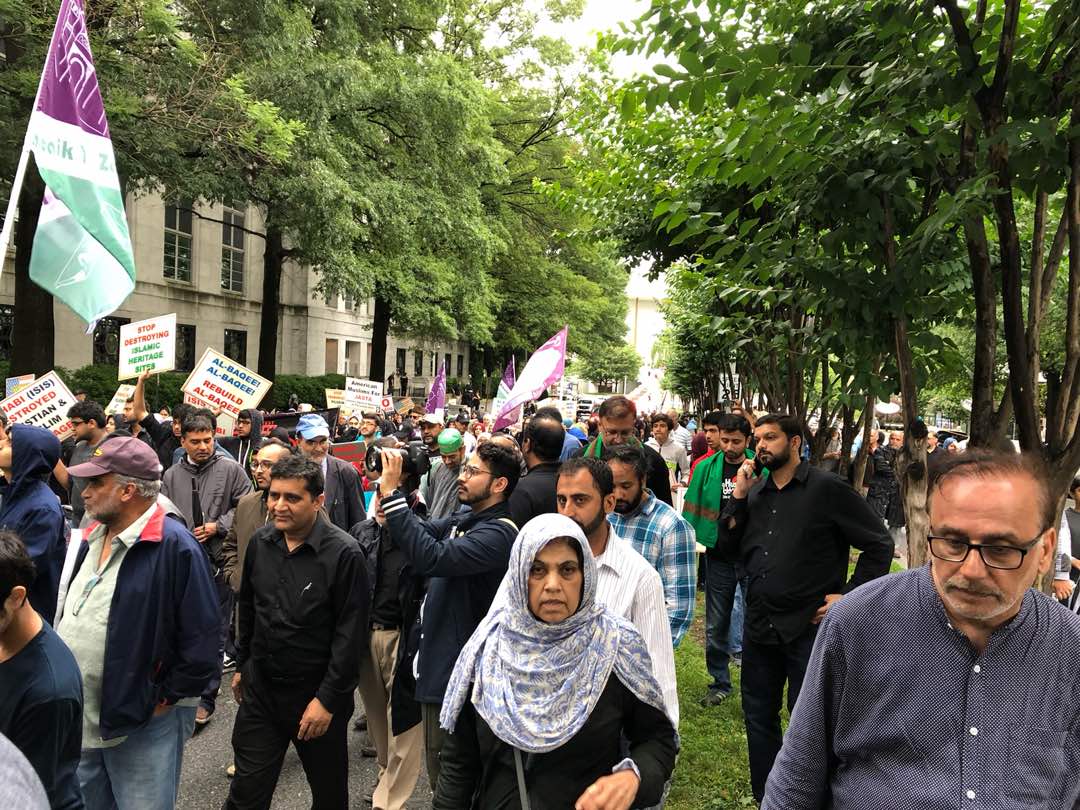 تظاهرات سالروز تخریب بقیع در واشنگتن ، از مقابل سفارت عربستان تا کاخ سفید - 4